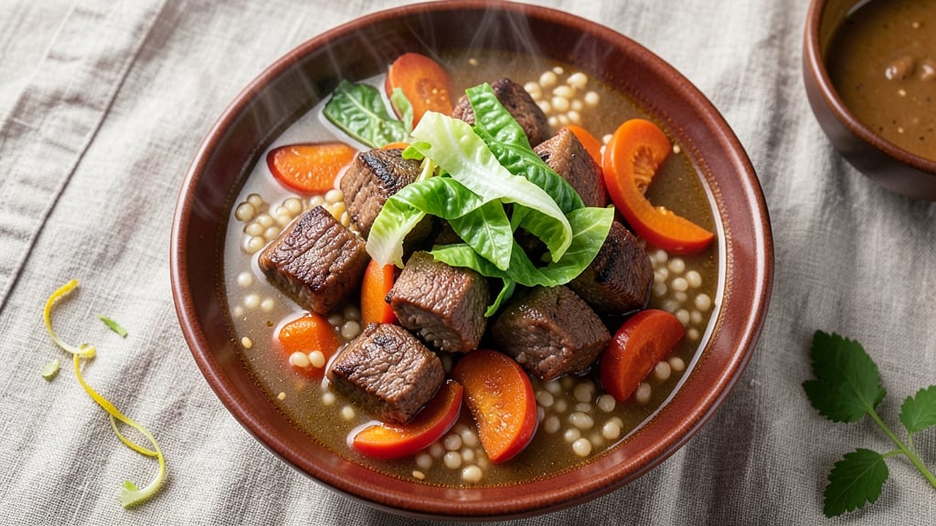 Beef Barley and Cabbage Soup Recipe: Hearty Winter Stew With Earthy Depth