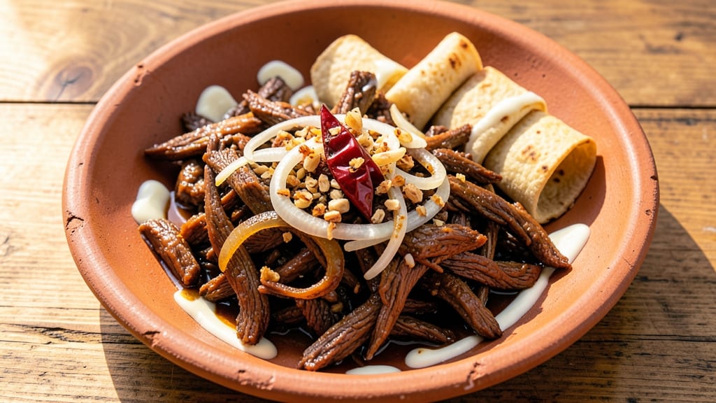 Authentic Machaca Beef Recipe: Crispy Tortilla-Layered Spiced Beef Bites