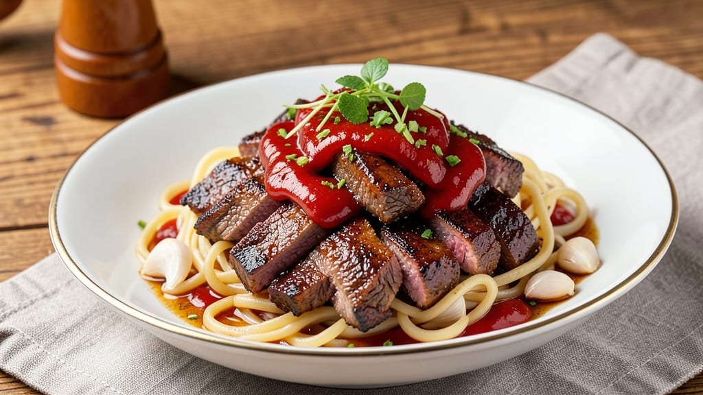 BBQ Beef Noodles Recipe: Smoky-Spiced Wok Crunch With Silky Soy-Ginger Threads