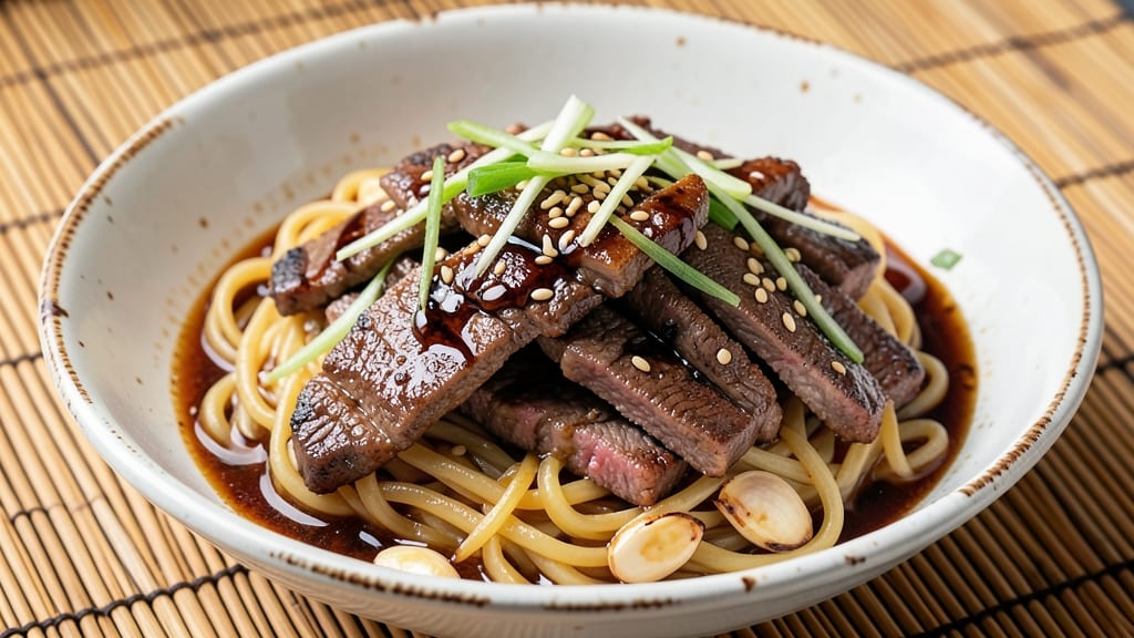 Asian Beef Stir Fry Recipe with Noodles: Crispy Wok Bites and Chewy Noodle Bites