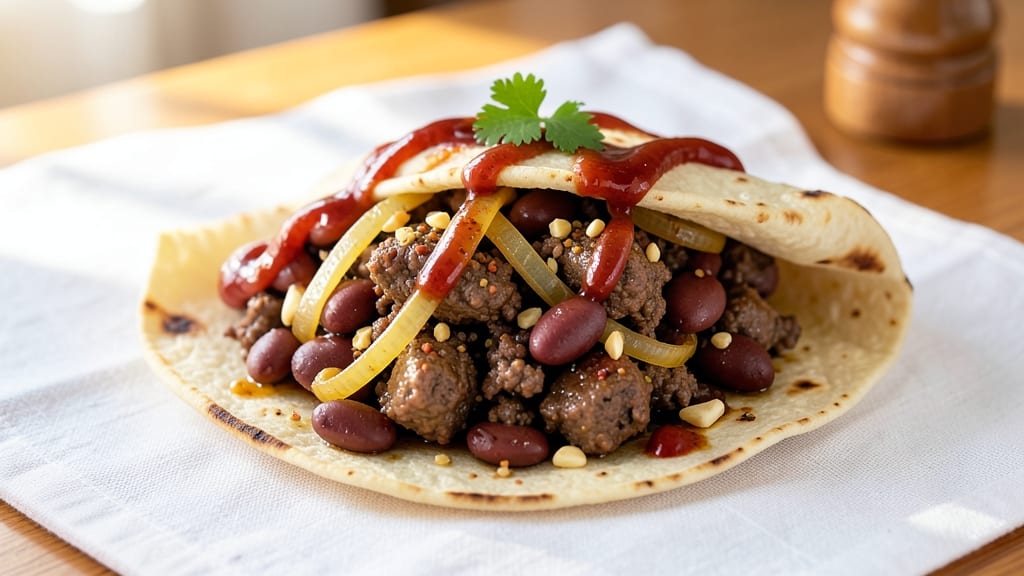 Authentic Beef and Bean Burritos Recipe: Flaky Tortillas Stuffed With Smoky Spiced Filling