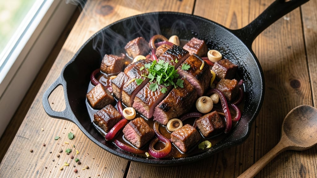 BBQ Beef Cubes Army Recipe: Smoky-Sweet Skewers With Charred Crust