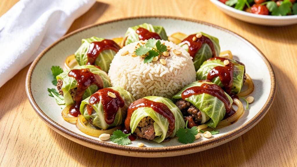 Beef and Rice Cabbage Rolls Recipe: Flaky Wraps Stuffed With Savory Beef and Herbed Rice