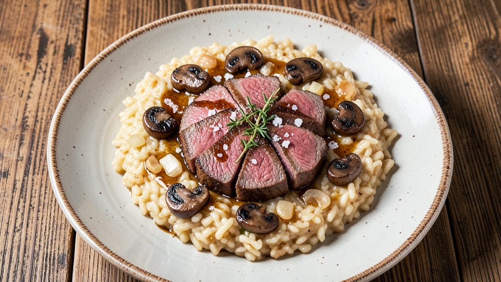 Beef and Mushroom Risotto Recipe: Creamy Umami Depth From Toasted Grains
