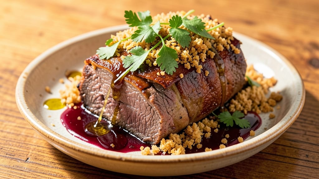 Argentina Beef Loaf Recipe: Bold Chimichurri Crust and Juicy Pink Hearts