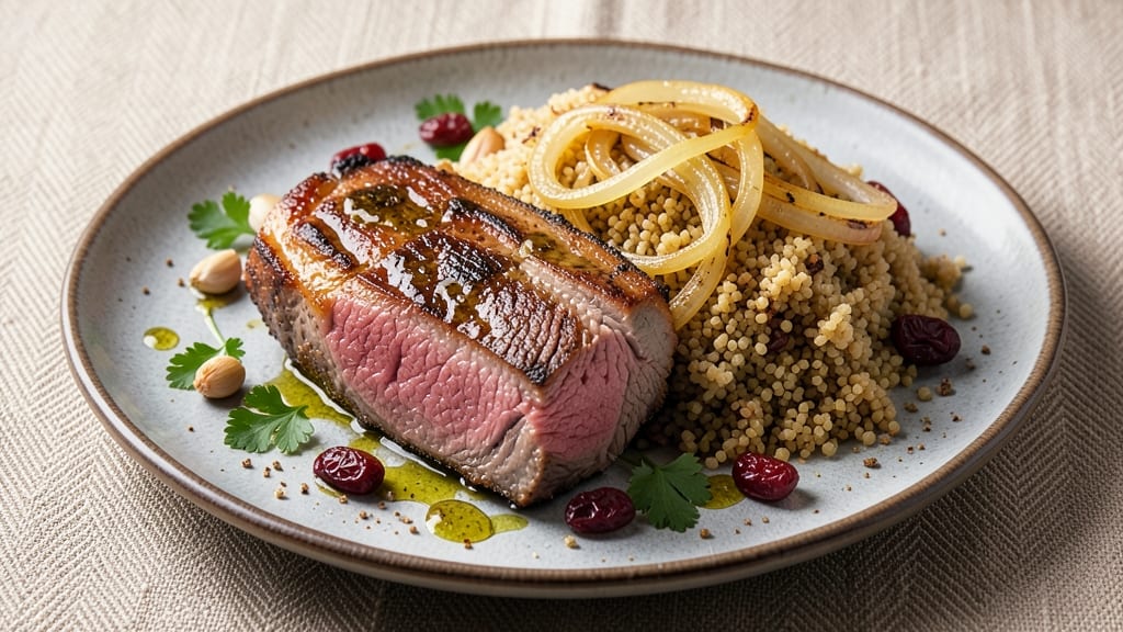 Beef and Bulgur Recipe: Savory Spiced Grain Bowl With Tender Beef