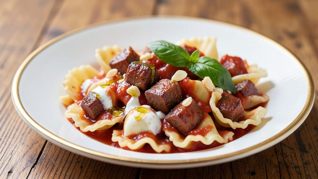 Beef and Shell Pasta Recipe: Crispy Shells Hugging Tender Beef Bites