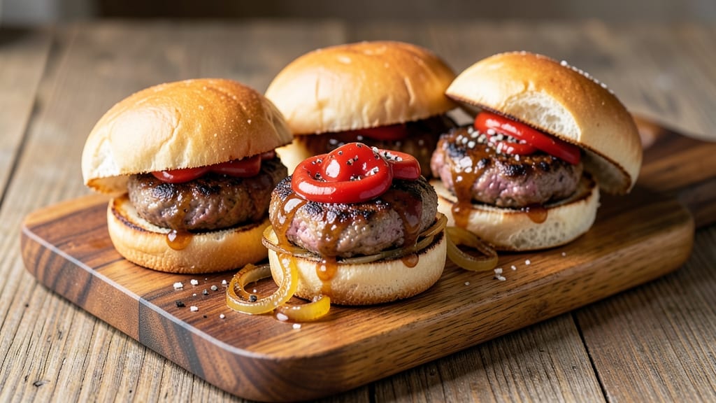 Barbecue Beef Sliders Recipe: Smoky-Sweet Mini Burgers With Caramelized Onions