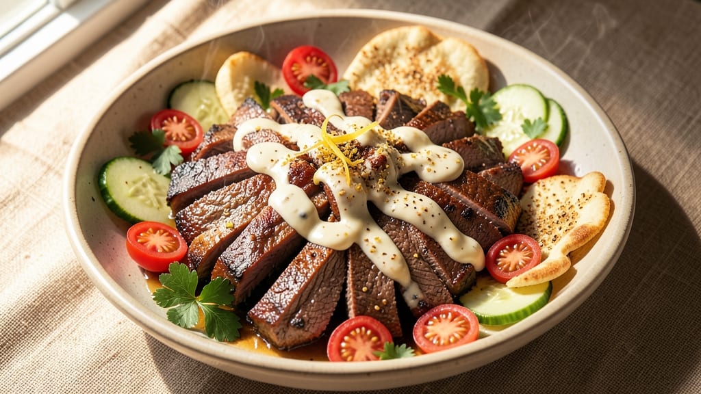 Baked Beef Shawarma Recipe: Spiced Yogurt-Marinated Crust With Juicy Centers