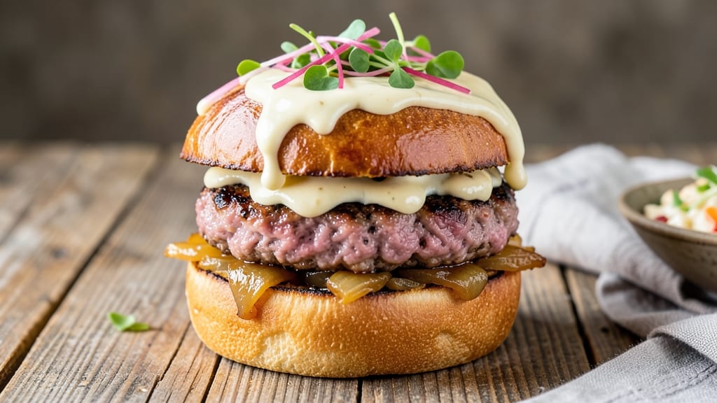 Beef and Pork Burger Patties Recipe: Double-Meat Juicy Crust in 15 Minutes