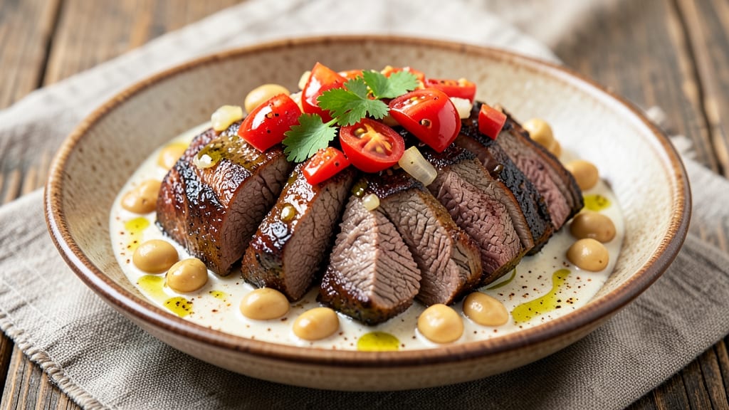 Beef and Garbanzo Bean Recipe: Spiced Tomato-Coconut Depth in One Pot