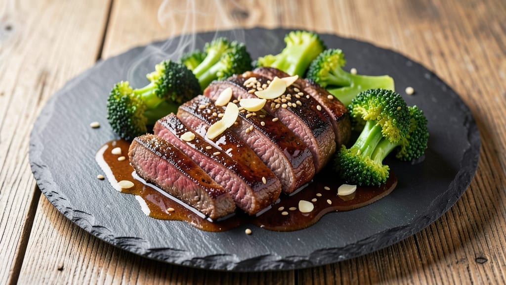 Beef and Broccoli Recipe With Flank Steak: Ultra-Tender Slices in Soy-Ginger Crunch