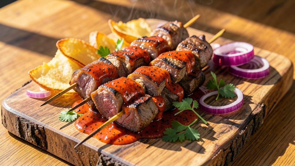 Beef Anticuchos Recipe: Charred Skewers with Aji Panca Heat