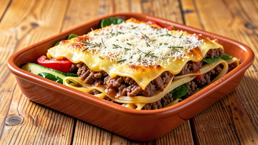 Beef and Vegetable Lasagne Recipe: Layered Comfort With Meat and Veggie Harmony