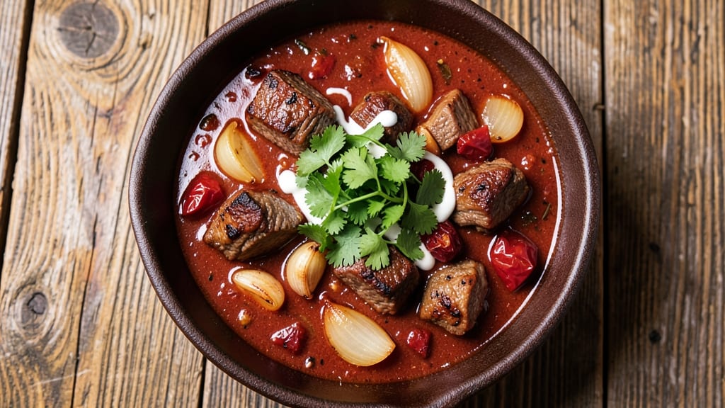 Ancho Beef Chili Recipe: Smoky Depth and Spiced Beef Threads