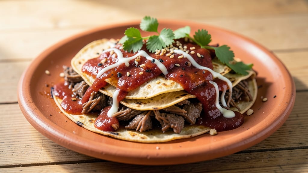 Authentic Beef Enchiladas Recipe With Red Sauce: Smoky Tortilla Layers and Melted Cheese Rivers