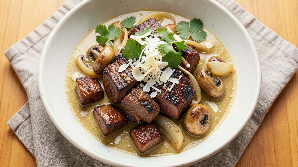 Beef and Mushroom Curry Recipe: Deep Umami Spice with Silky Coconut Base