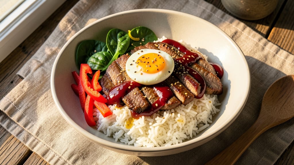 Beef Bibimbap Bowl Recipe: Wok-Hot Rice, Crispy Veggies, and Spicy Gochujang Magic