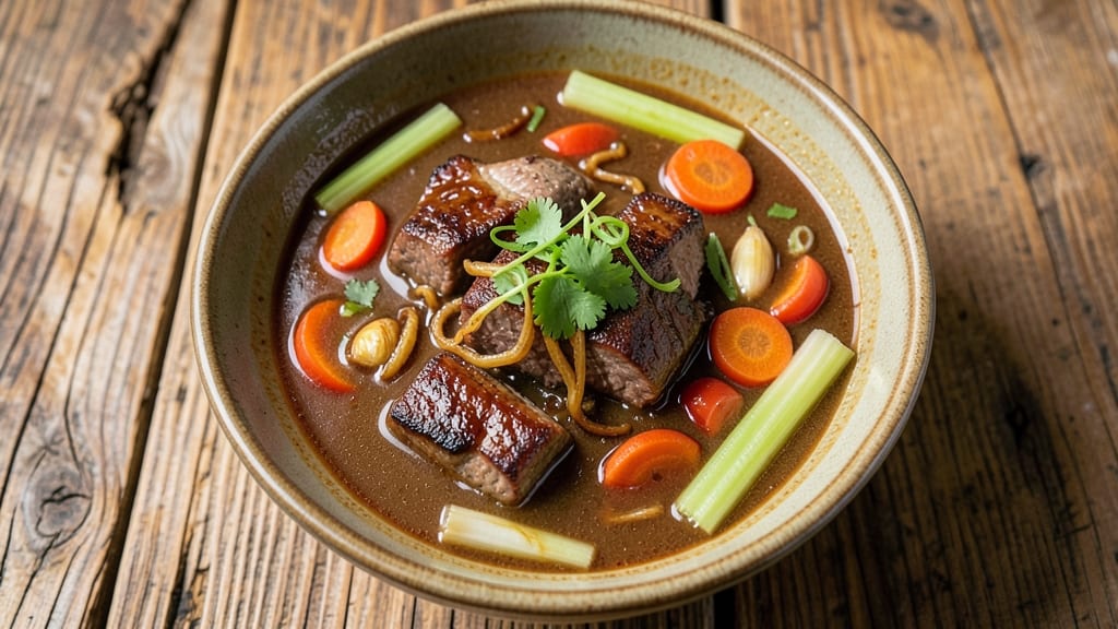 BBQ Beef Soup Recipe: Deep Smoky Flavor with Tender Beef Threads
