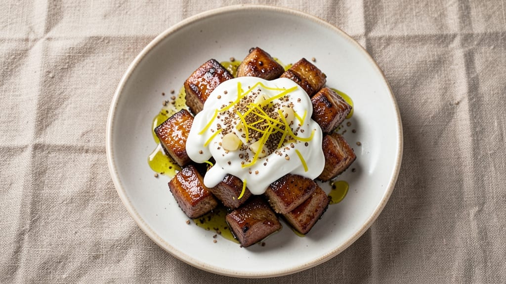 Beef and Greek Yogurt Recipe: Tangy-Marinated Tender Bites in 30 Minutes