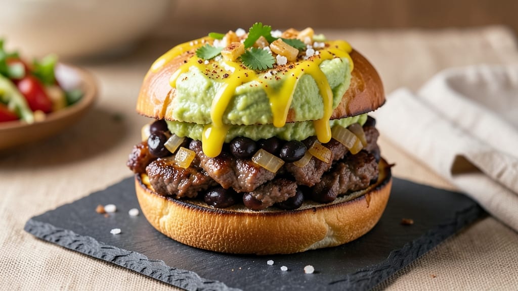 Beef and Black Bean Burgers Recipe: Spiced Patties With Hearty Texture