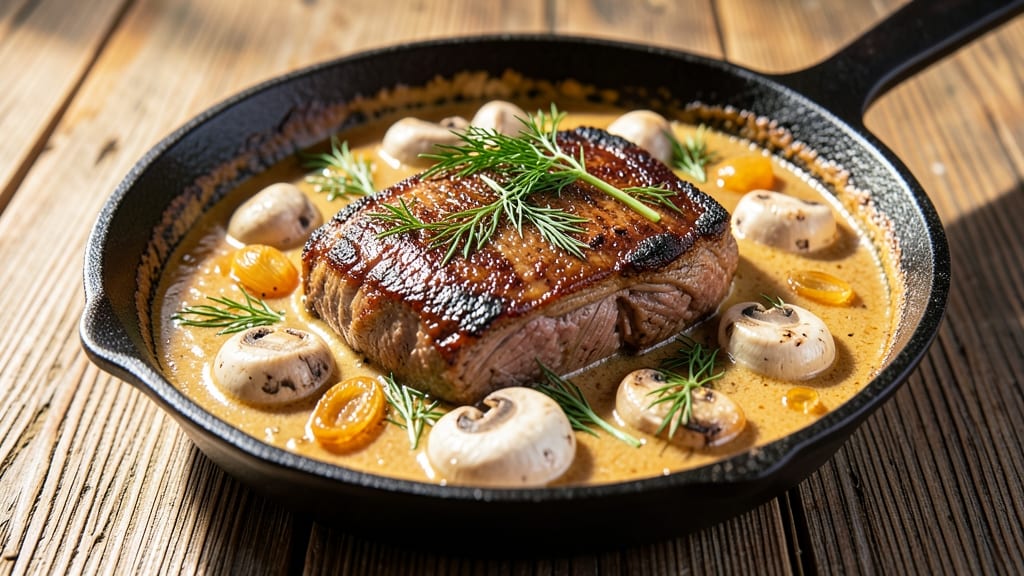 Baked Beef Stroganoff Recipe: Creamy Mushroom Sauce Over Tender Beef
