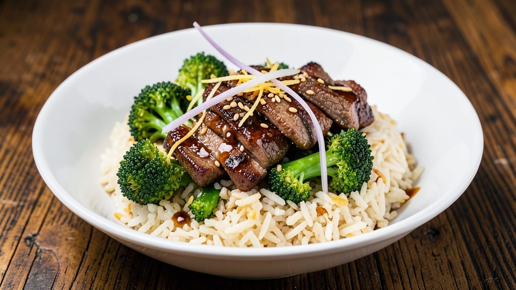 Beef and Broccoli Fried Rice Recipe: Wok-Hot Crunch With Silky Soy-Ginger Beef