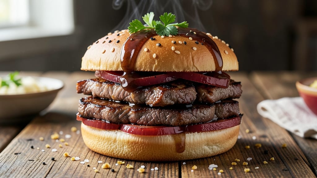 Arbys Roast Beef Sandwich Copycat Recipe: Au Jus-Drizzled Crust With Caramelized Onion Layers