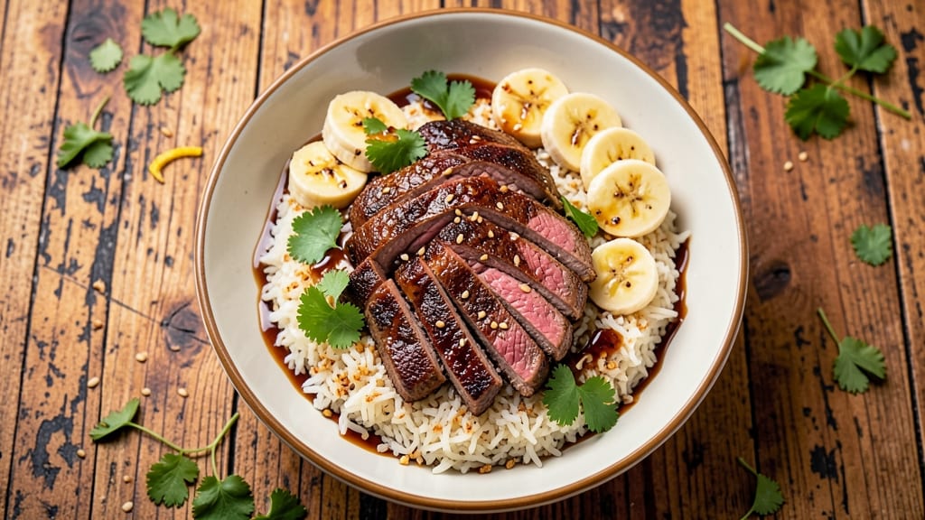 Beef and Banana Bowl Recipe: Sweet-Savory Fusion in One Pan