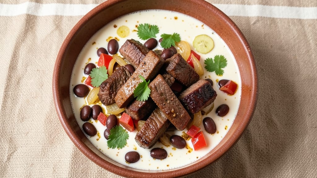 Beef and Bean Curry Recipe: Spiced Coconut Simmer With Tender Beef Threads