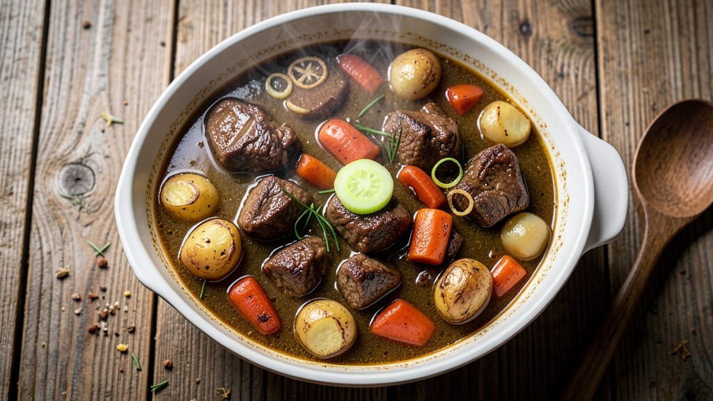 Beef and Horseradish Stew Recipe: Sharp Kick and Velvety Depth in One Pot