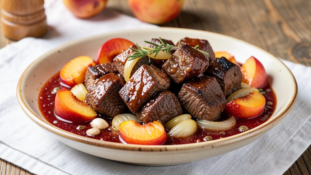 Beef and Peaches Recipe: Southern-Style Sweet and Savory Stew