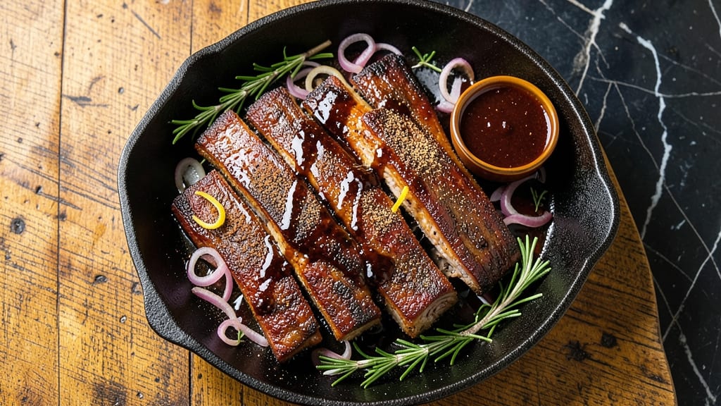 BBQ Beef Flanken Ribs Recipe: Marinated for Maximum Flavor and Grill-Fired Crisp