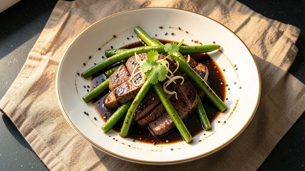 Beef and Long Beans Recipe: Stir-Fried Tender Beef With Crunchy Green Bites