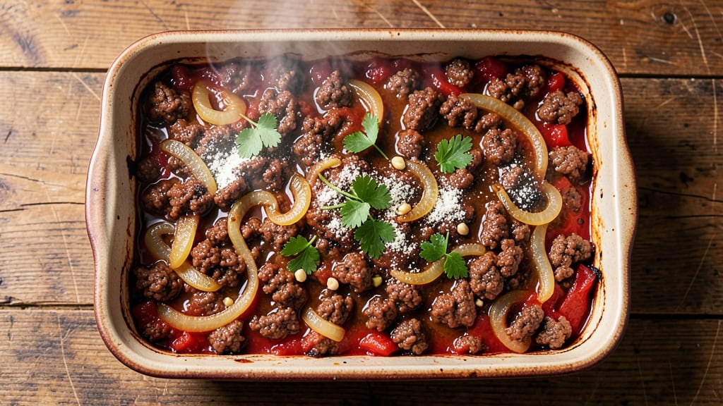 Beef and Tomato Casserole Recipe: Cheesy Layers That Bake to Golden Bubbles