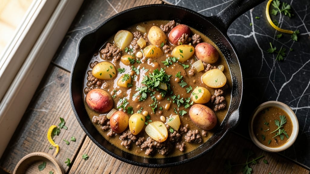 Amish Beef and Potato Casserole Recipe: Savory-Layered Comfort Baked to Golden Crisp