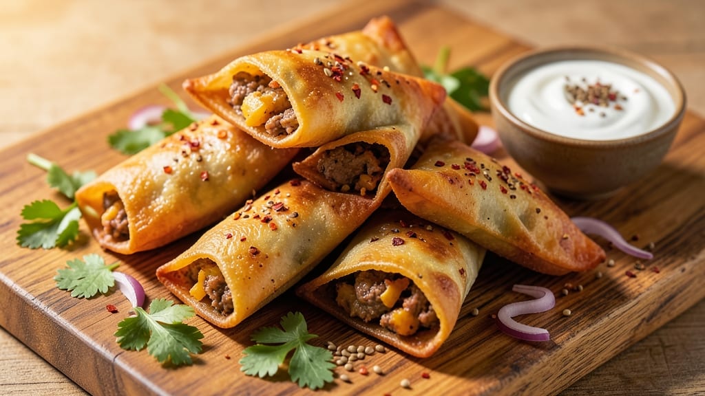 Beef and Potato Samosa Recipe: Crispy Pastry with Spiced Filling Bites