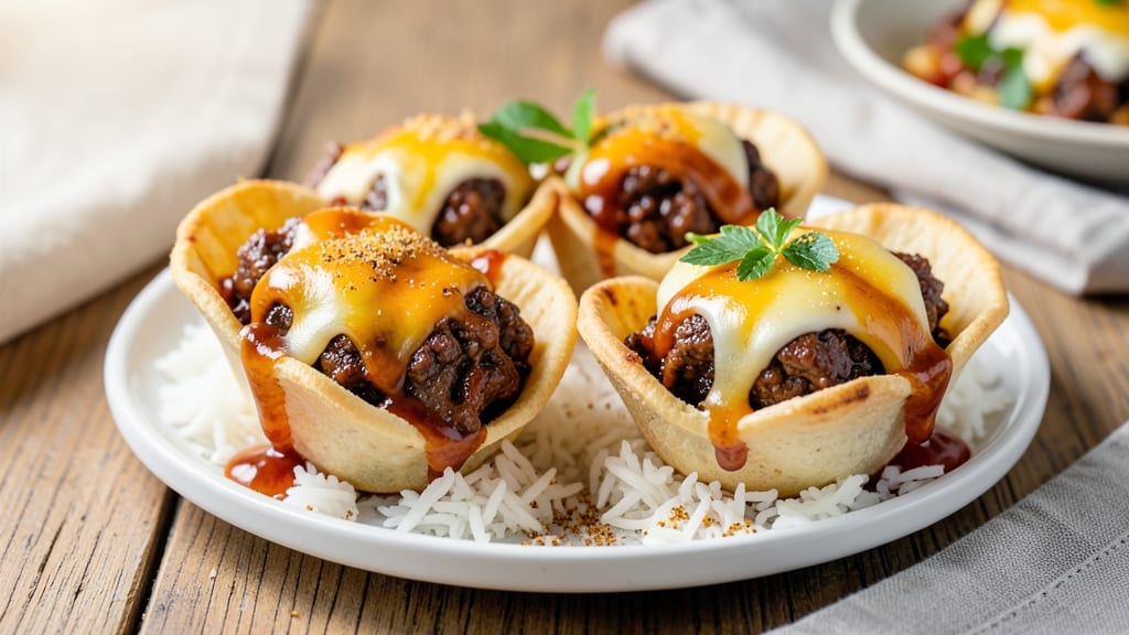 Barbecue Beef Cups Recipe: Smoky, Handheld Bites with Crispy Tortilla Crunch