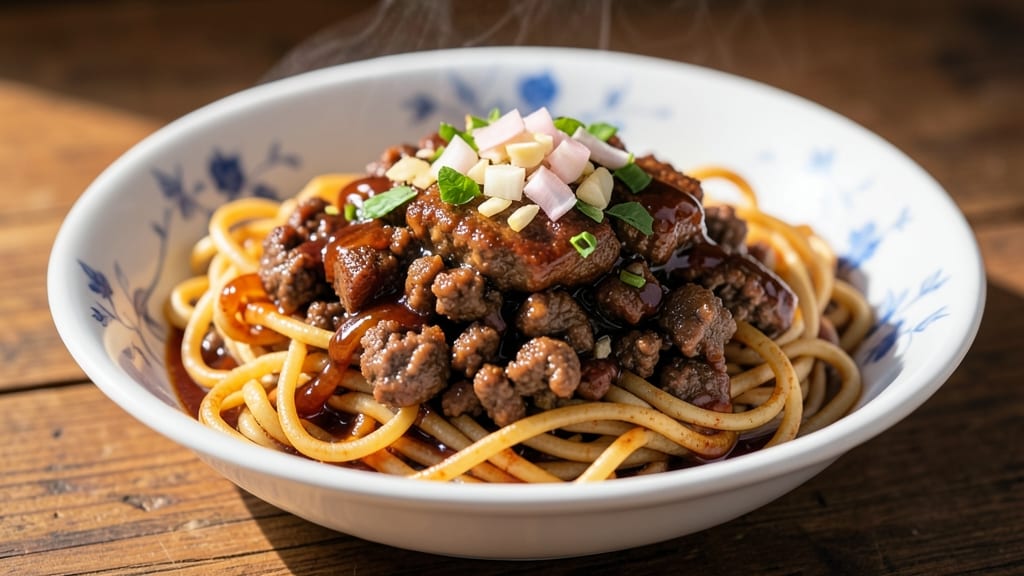 Beef and Noodles Recipe With Ground Beef: Savory Soy-Ginger Beef and Noodles in One Pot
