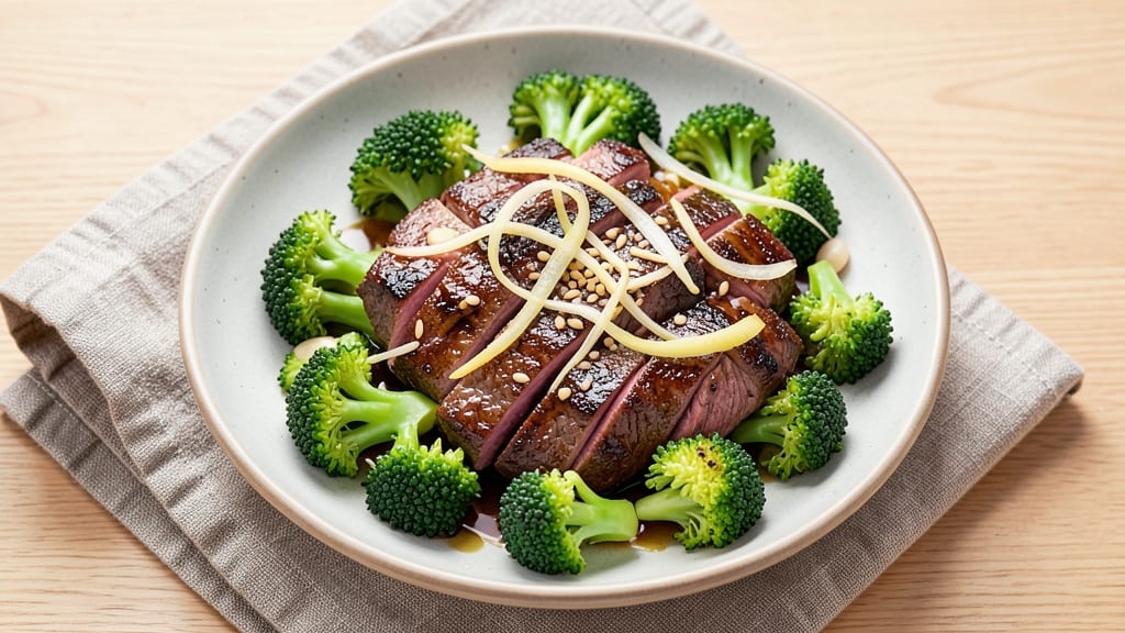 Beef and Broccili Recipe: Wok-Sear Crunch Meets Silky Soy-Ginger Sauce