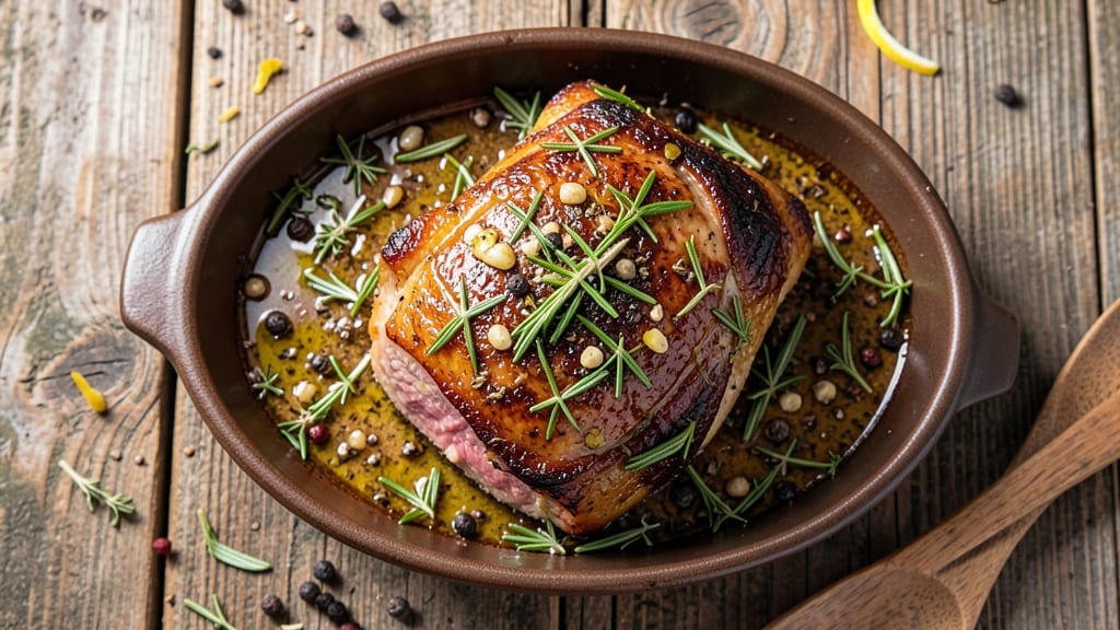Angus Beef Sirloin Tip Roast Recipe: Herb-Crusted Roast With Juicy Pink Hearts