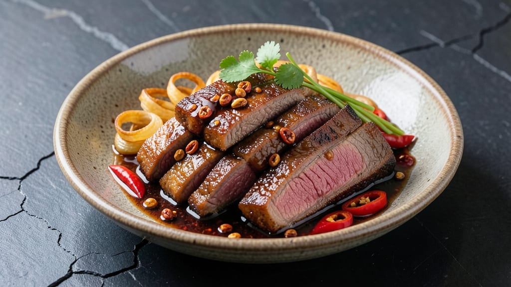 Beef À La Sichuan Recipe: Fiery Chilli-Oil Kisses and Silky Beef Threads
