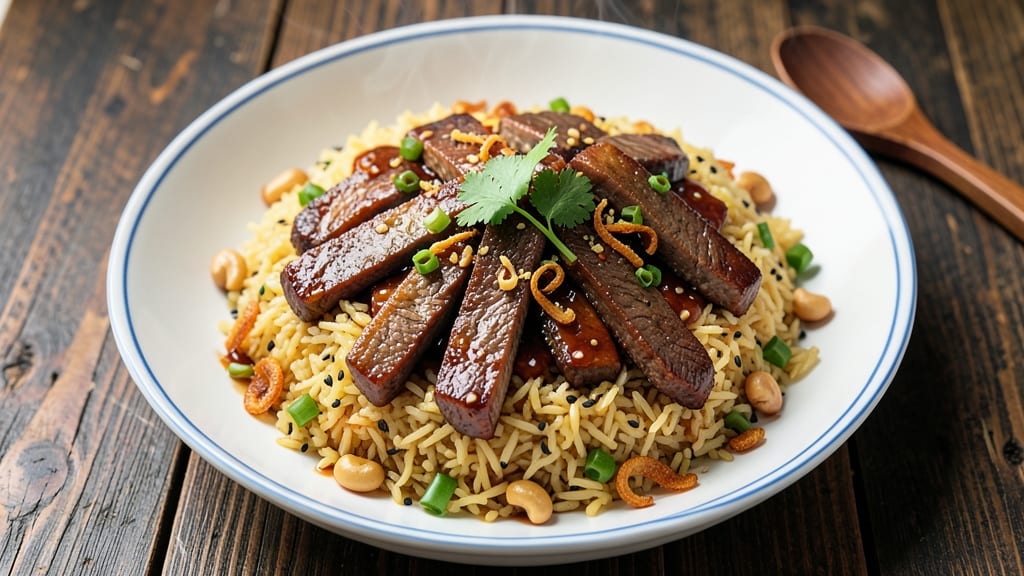 Authentic Beef Fried Rice Recipe: Wok-Tossed Crunch With Silky Soy-Ginger Threads