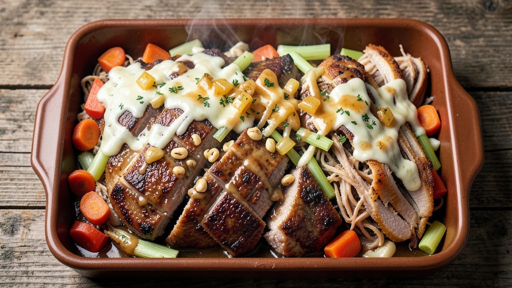 Beef and Pork Casserole Recipe: Slow-Cooked Richness with Caramelized Fond Magic