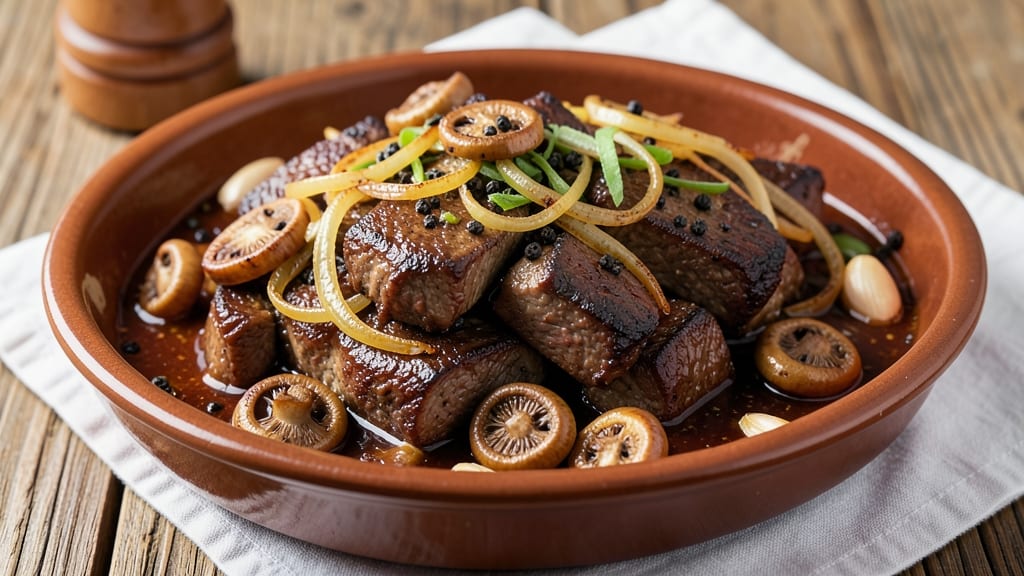 Beef and Mushroom Panlasang Pinoy Recipe: Umami-Packed Stew with Silky Soy-Ginger Shine
