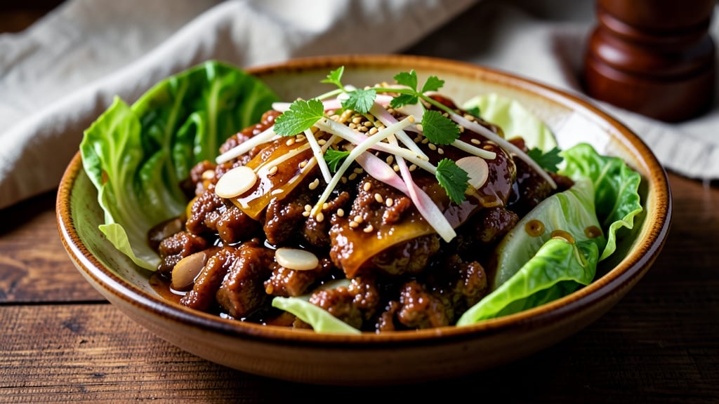 Asian Cabbage and Ground Beef Recipe: Wok-Fired Crunch With Fragrant Soy-Ginger Sauce