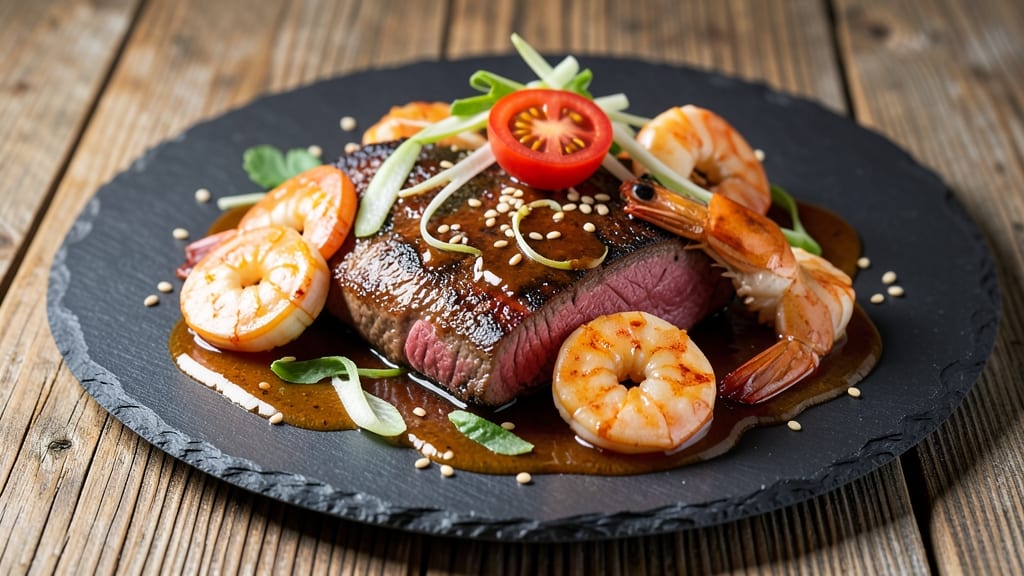 Beef and Shrimp Teriyaki Recipe: Sweet-Savory Glaze with Caramelized Edges