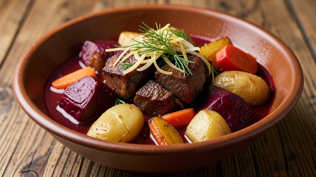 Beef and Beet Borscht Recipe: Earthy-Red Depth With Tender Beef Threads