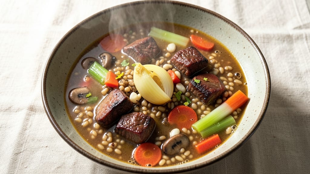 Beef and Barley Soup Recipe Rachael Ray: Cozy Pot Roast Vibes in One Pot